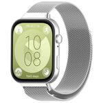 Per Huawei Watch Fit3 cinturino in metallo milanese (argento)