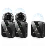 Microfono lavalier wireless PULUZ 2 TX + 1 RX (nero)