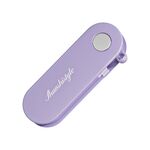 Coltello da taglio per la casa, pieghevole, per riporre la cucina, per esterni, portatile, in acciaio inossidabile, per sbucciare la frutta (viola)