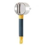 Coltello per sbucciare la frutta della patata multifunzionale della famiglia con la tazza di stoccaggio (verde)