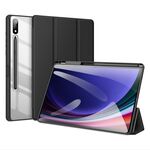 Custodia in pelle antiscivolo per tablet Samsung Galaxy Tab S10+ DUX DUCIS TOBY Series con funzione di sospensione/riattivazione (nera)