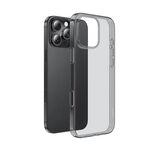 Per iPhone 16 Pro Max custodia morbida in TPU serie hoco Light (nero trasparente)