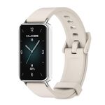 Per Honor Band 9 MIJOBS Cinturino in silicone tinta unita (grigio argento)