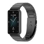 Per Honor Band 9 MIJOBS cinturino in acciaio inossidabile Bamboo (nero)