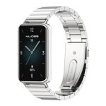 Per Honor Band 9 MIJOBS Cinturino in acciaio inossidabile Bamboo (argento)