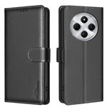 Per Redmi 14C 4G Custodia in pelle antifurto con texture Litchi RFID (nero)