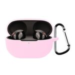 Custodia protettiva in silicone per auricolari Bluetooth wireless Sony WF-1000XM5 (rosa)