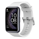 Per Huawei Watch Fit cinturino in silicone tinta unita edizione speciale (bianco)