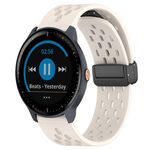 Per cinturino in silicone con chiusura magnetica pieghevole Garmin Vivoactive3 Music da 20 mm (colore Starlight)