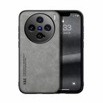 Per vivo X200 Pro mini Custodia per telefono in pelle magnetica Skin Feel (grigio chiaro)