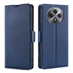 Per OPPO Reno12 F 5G Custodia in pelle con fibbia laterale ultra sottile e flip orizzontale (blu)