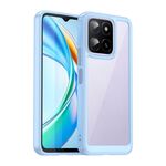 Custodia per telefono in TPU ibrida acrilica serie colorata per Honor X5b (blu)