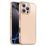 Per iPhone 16 Pro Max Blade Slim AG Custodia antiurto opaca per telefono (oro deserto)