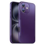 Per iPhone 16 Plus Blade Slim AG Custodia antiurto opaca per telefono (viola scuro)