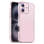 Per iPhone 16 Plus Blade Slim AG Custodia antiurto opaca per telefono (rosa)