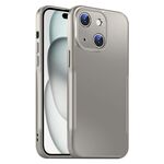 Per iPhone 15 Plus Blade Slim AG Custodia antiurto opaca per telefono (grigio titanio)
