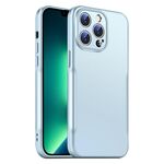 Per iPhone 13 Pro Max Blade Slim AG Custodia antiurto opaca per telefono (blu)