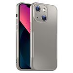 Per iPhone 13 Blade Slim AG Custodia antiurto opaca per telefono (grigio titanio)