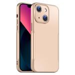 Per iPhone 13 Blade Slim AG Custodia antiurto opaca per telefono (oro deserto)
