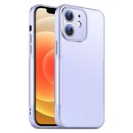 Per iPhone 12 Blade Slim AG Custodia antiurto opaca per telefono (viola)