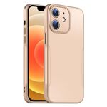Per iPhone 12 Blade Slim AG Custodia antiurto opaca per telefono (oro deserto)