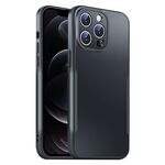 Per iPhone 12 Pro Max Blade Slim AG Custodia antiurto opaca per telefono (nero)
