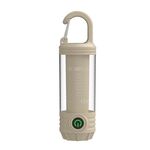 Torcia elettrica multifunzionale ricaricabile a LED portatile per campeggio all'aperto (cachi)