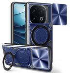 Custodia per telefono con supporto magnetico scorrevole Camshield per vivo iQOO 13 CD (blu)