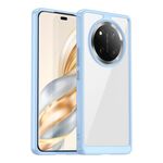 Custodia per telefono in TPU ibrida acrilica serie colorata per Honor X60 Pro (blu)