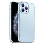 Per iPhone 11 Pro Max Blade Slim AG Custodia antiurto opaca per telefono (blu)