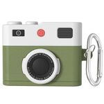 Per AirPods 4 Auricolare Silicone Retro Camera Design Custodia Protettiva (Verde)