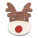 Decorazione spilla luminosa dei cartoni animati per Natale, bambini e adulti, travestimenti (alce)