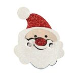 Decorazione spilla luminosa dei cartoni animati per Natale, bambini e adulti, travestimenti (Babbo Natale)