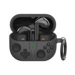 Per Samsung Galaxy Buds3 / 3 Pro AhaStyle WG170 Auricolare Bluetooth Custodia protettiva in silicone (nero)