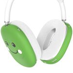 Per AirPods Max Cuffie Cartoon Rana Custodia protettiva in silicone Paraorecchie Verde