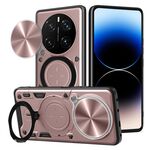 Per Honor Magic7 Pro CD Texture Custodia per telefono con supporto magnetico scorrevole Camshield (rosa)