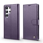 Per Samsung Galaxy S22 Ultra 5G Forwenw F6 Series Custodia in pelle RFID per telefono (viola)