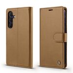 Per Samsung Galaxy S24 5G Forwenw F6 Series Custodia in pelle RFID per telefono (marrone)