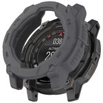 Per Garmin Instinct 3 AMOLED / Solar 50mm Armor Hollow Watch Custodia protettiva (grigio)