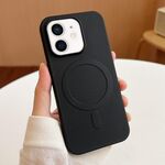 Per iPhone 11 Custodia per telefono in TPU MagSafe Stripe (Nero)