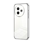 Per vivo Y300i Custodia per telefono con foro sottile e placcatura trasparente (argento)