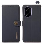 Per Honor 400 KHAZNEH Custer Custodia per telefono in vera pelle RFID (blu)
