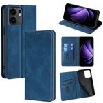 Per OPPO Reno13 F 5G / 4G Custodia in pelle magnetica Skin Feel (blu)