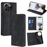 Per Tecno Pova 6 Neo 5G Custodia in pelle magnetica Skin Feel (Nero)