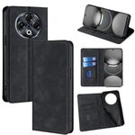 Per Tecno Spark 30 4G Custodia in pelle magnetica Skin Feel (Nero)