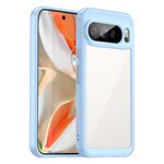 Per Google Pixel 10 Pro XL Custodia per telefono in TPU ibrida acrilica serie colorata (blu)