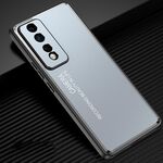 Custodia per telefono in metallo satinato per Honor 80 GT (blu)