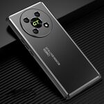 Custodia per telefono in metallo satinato per Honor X40 GT (nero)