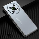 Custodia per telefono in metallo satinato per Honor X40 GT (blu)