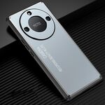 Custodia per telefono in metallo satinato per Honor X40 (blu)